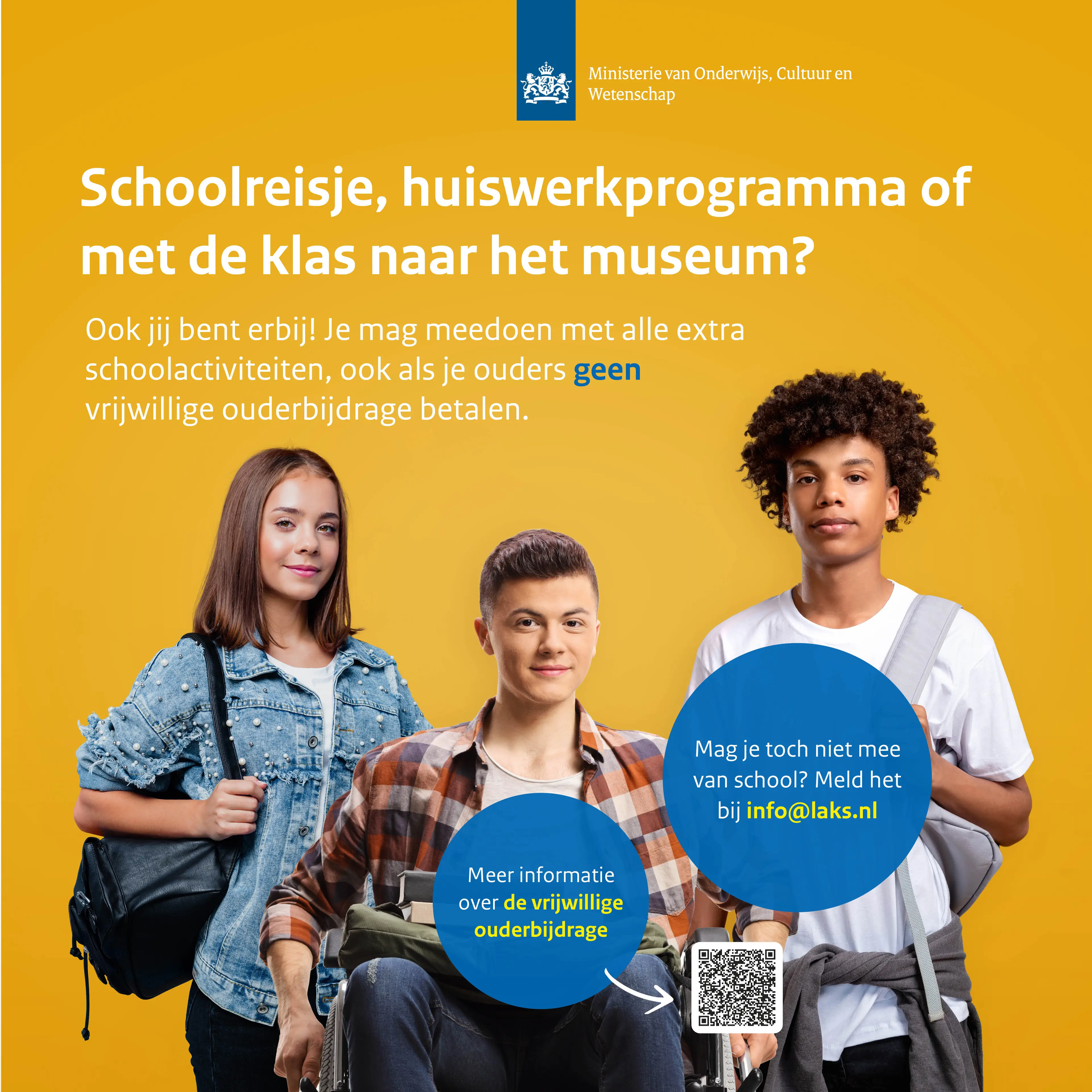 Vrijwillige ouderbijdrage is niet verplicht!