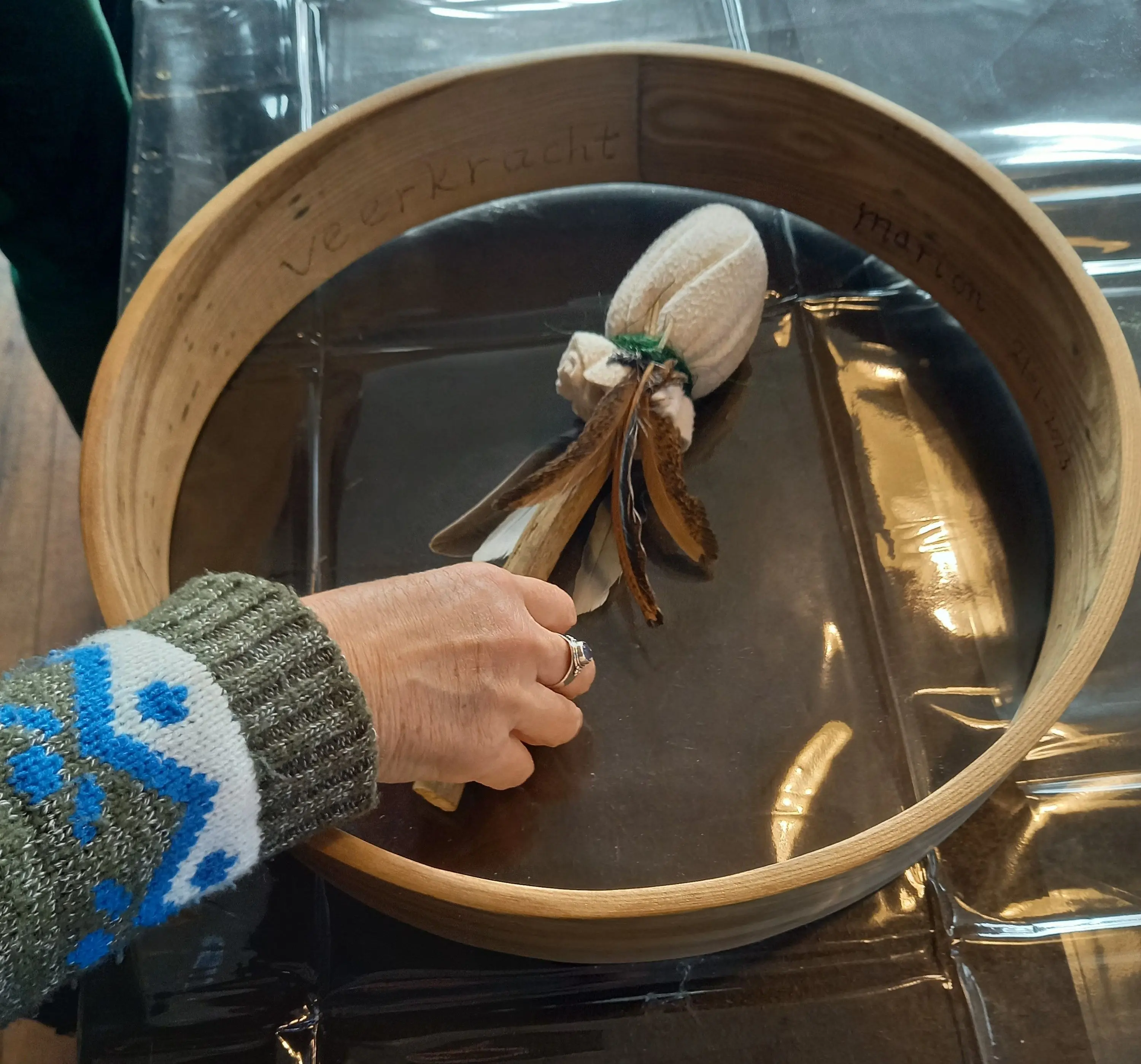 Drumstok voor sjamaandrum